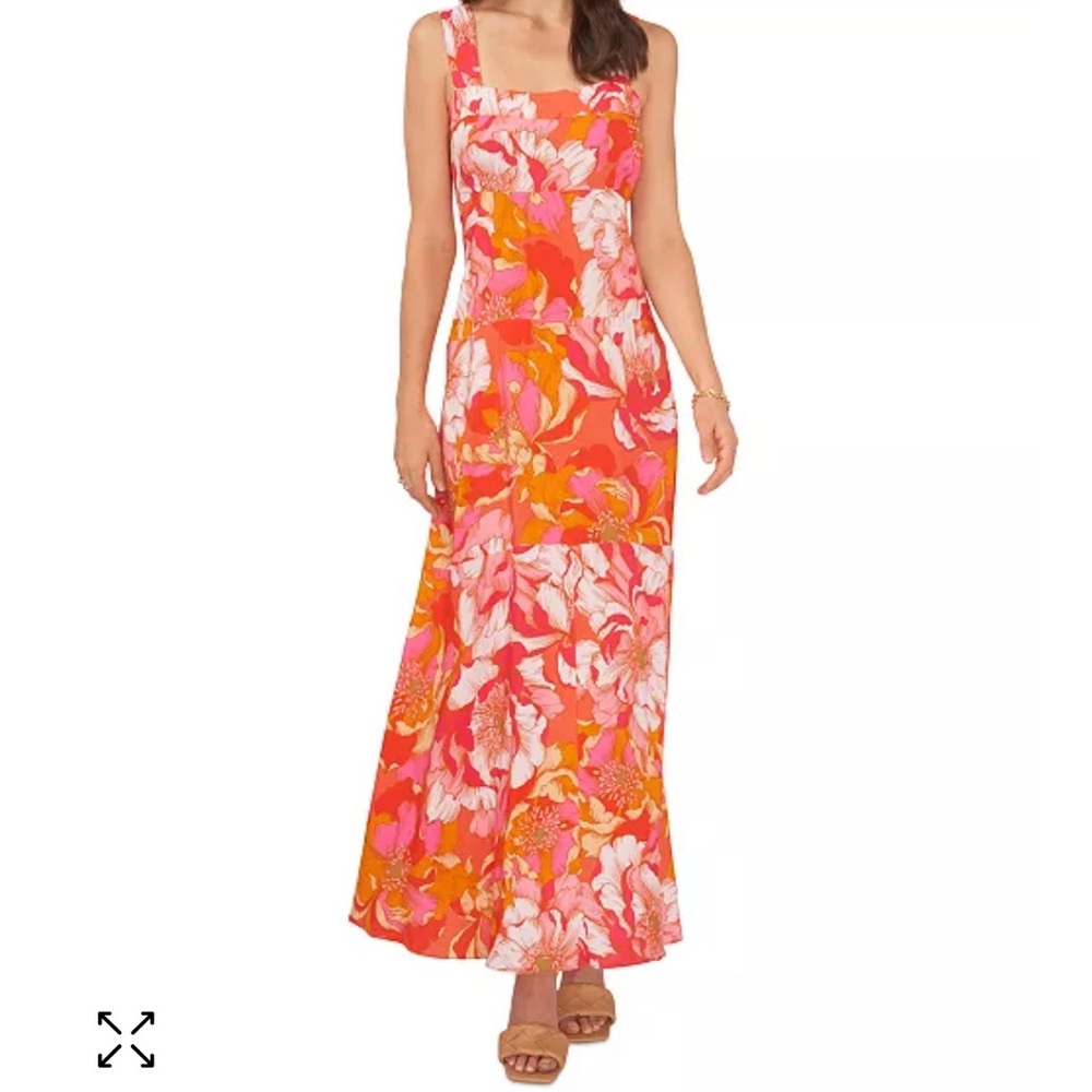 Vince Camoto sundress new with tags. Smocked back for slimming fit